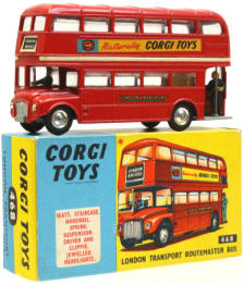 Vintage Corgi Toy London Double Decker Bus For Sale