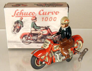 Schuco Wind-Up Tinplate Motorcycle For Sale